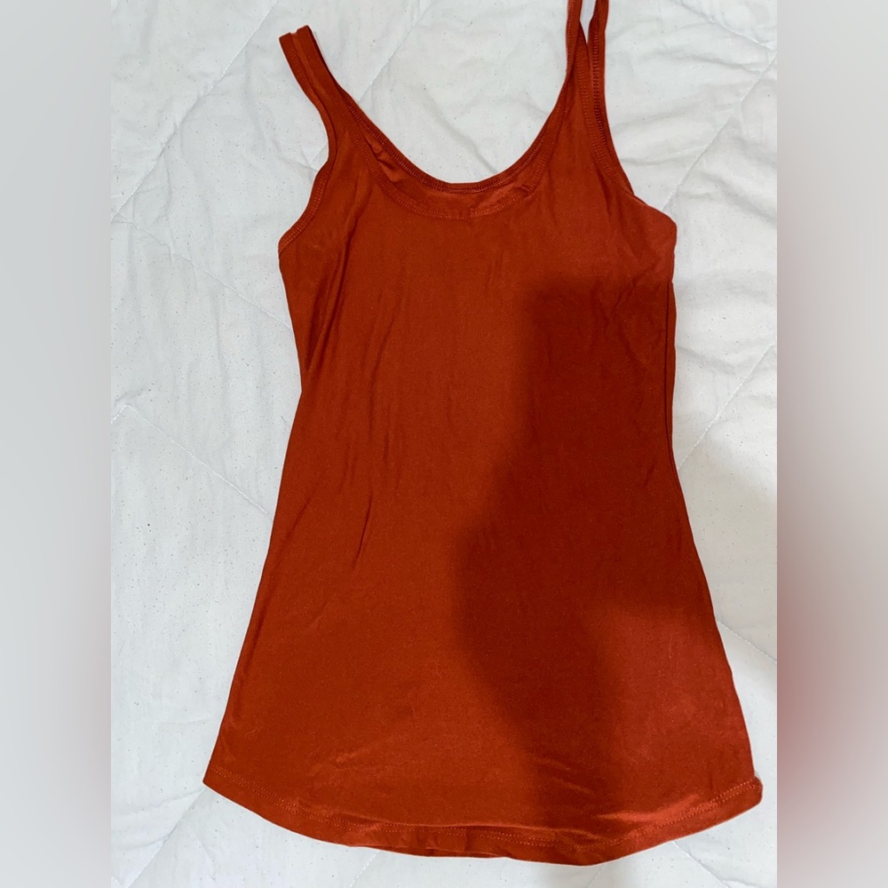 Burnt orange tank top